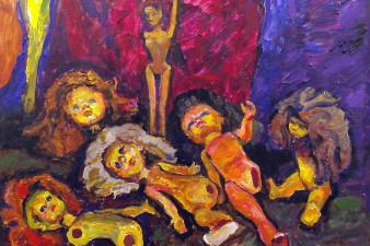 Поломанные игрушки. 2013. Холст, масло. 70х80